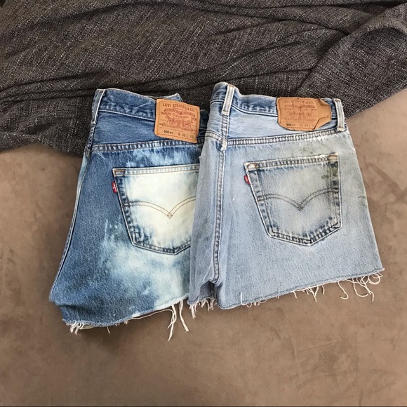 Levi’s 501 denim shorts bundle 35/36”